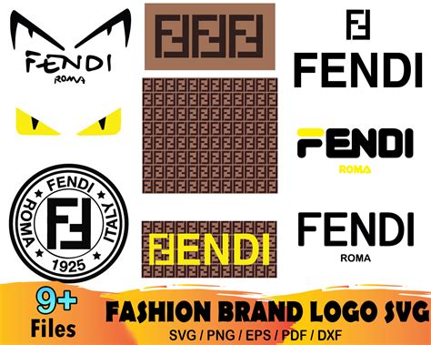 free svg Fendi designs